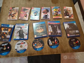  giochi per PS4 e Nintendo switch singoli e non 