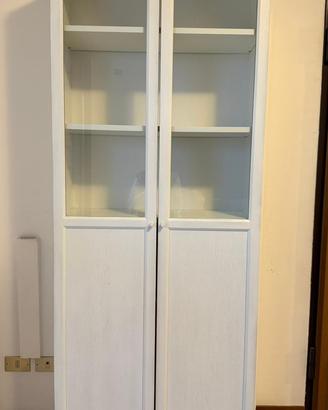 Mobile legno ikea vetrina