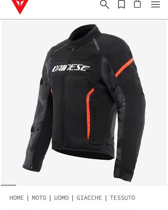 Giacca moto Dainese 54 estiva