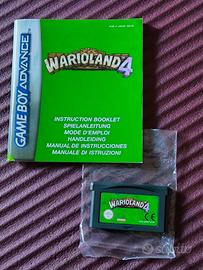 Warioland 4 GBA con libretto 