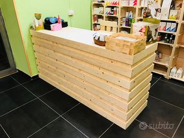 bancone legno  massello design arredamento arredo