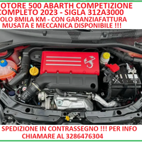 312A3000 MOTORE ABARTH 595 2023 CON 8MILA KM GARAN