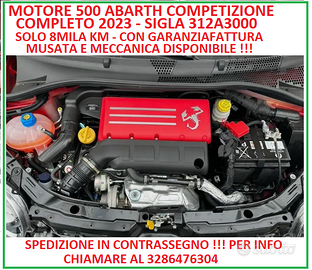 312A3000 MOTORE ABARTH 595 2023 CON 8MILA KM GARAN