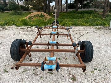 Carrello da alaggio x barche fino a 7 metri