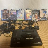 Mega drive e 6 giochi