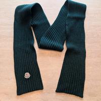 Sciarpa in lana Moncler colore verde 