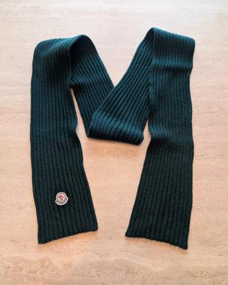 Sciarpa in lana Moncler colore verde 