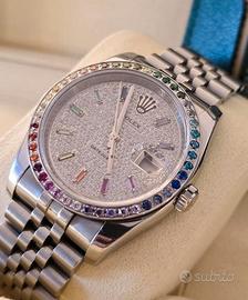 Rolex Datejust 36 mm. - Full Set Rainbow 2011