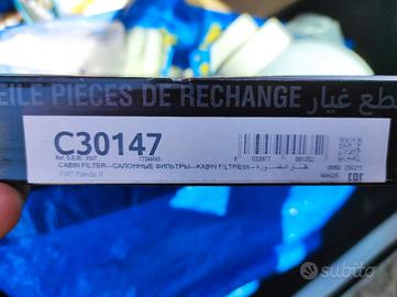 filtri abitacolo fiat panda 2°serie