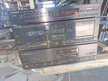Stereo Pioneer Anni 80 Amp+Radio+Cassette  vintag