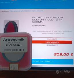 Filtro Astronomic SII 12nm