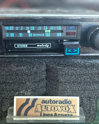 Autoradio vintage anni '70 Autovox Stereo Melody