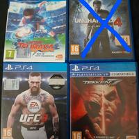  GIOCHI PS4: UFC3 - TEKKEN 7- CAPT. TS.