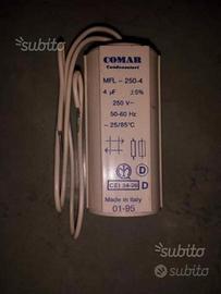 Condensatori mfl-250-4 4mf 250v comar nuovi