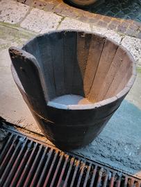 Tino 1 circolare e 1 ovale in legno antico