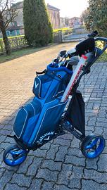 Set da golf completo con carrello cond. ottime