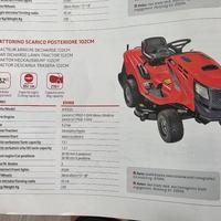 TRATTORINO TAGLIAERBA ama ART102L 452cc