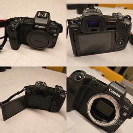 Canon Eos R + obbiettivi + Adattatore + zaino.