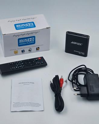 AGPTEK Mini 1080p HD Media Player Lettore USB