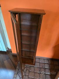 Vetrinetta in legno e vetro