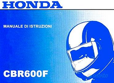 HONDA CBR 600 F- 1990  LIBRETTO USO E MANUTENZIONE
