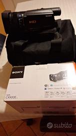 telecamera Sony HDR-CX900E comprensiva di borsa