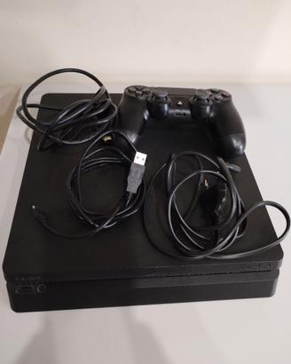 PS4 4 Slim 500GB + controller e cavi