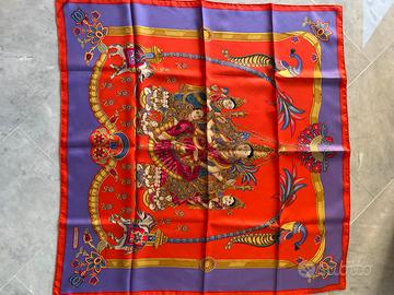 Hermes da collezione Carre 90 India 1986