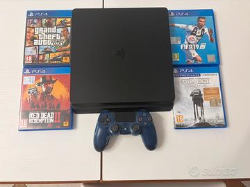 🎮PS4 Slim+Controller+4 giochi