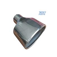 TERMINALE SCARICO OVALE IN ACCIAIO INOX TIPO RS4 C