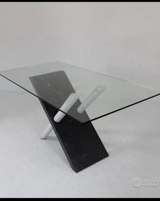 Tavolo Cattelan marmo/ cristallo