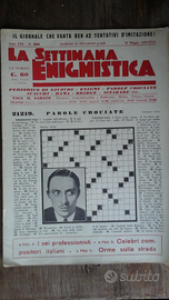 Settimana enigmistica anno 1939