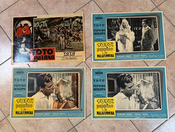 Fotobuste cinema Totò anni 50