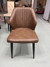 Sedie a poltroncine in ecopelle