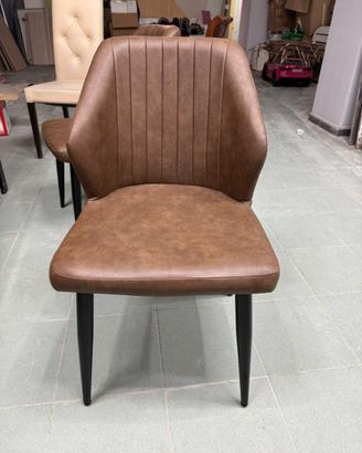 Sedie a poltroncine in ecopelle
