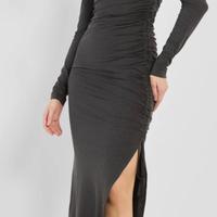 Vestito midi grigio scuro Even&Odd