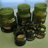 Portacandela di vetro da esterno