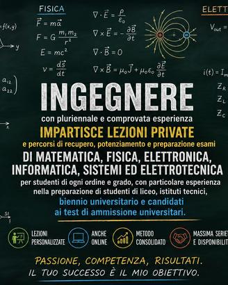 Lezioni materie scientifiche