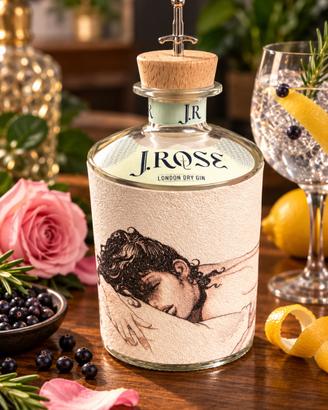 🍸 J.ROSE LONDON DRY GIN – BOTTIGLIA DA COLLEZIONE