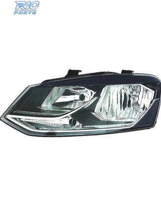 FARO SINISTRO VOLKSWAGEN VW POLO 14-17 FONDO NERO