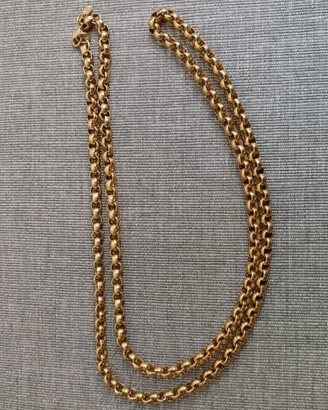 Collana Vintage MONET Gold Tone, 90 cm, 88gr