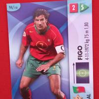 Carta calciatori panini Figo Germania 2006