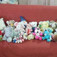 Dono peluche e bambole di porcellana 