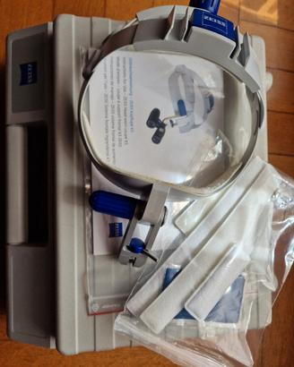 Caschetto cingitesta Zeiss e valigetta