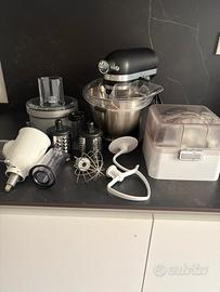 KitchenAid Mini nero opaco + set di accessori
