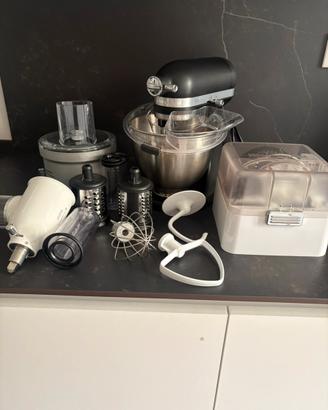 KitchenAid Mini nero opaco + set di accessori