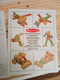 tavolo da lavoro in legno Mirella e Doug 