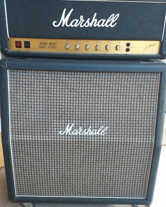 Amplificatori Fender Bassman e Marshall