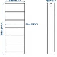 Libreria billy ikea smontata