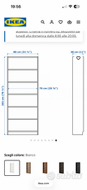 Libreria billy ikea smontata